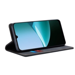 Husa pentru Xiaomi Redmi 15C 4G, SKYDDAR INNOVATION, Confy Cover tip Carte din piele Eco Premium, cu Portofel Interior, set cu sticker, Negru - Img 2