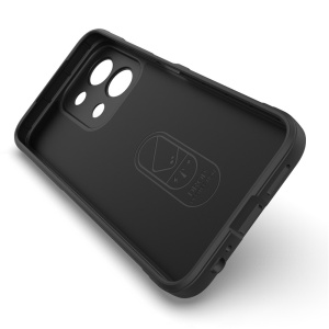 Husa pentru Xiaomi Redmi 15C 5G, SKYDDAR INNOVATION, Magic Shield, din Silicon Mat, set cu sticker, Negru - Img 3