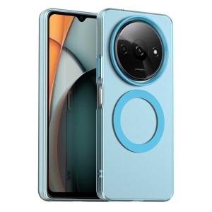 Husa pentru Xiaomi Redmi A3 / Redmi A3x, MagSafe, Antisoc, set cu sticker, CandyCase, Albastru