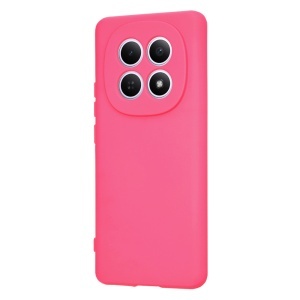 Husa pentru Xiaomi Redmi Note 15 4G / Redmi Note 15 5G / Poco M8 5G, SKYDDAR INNOVATION, din Silicon Catifelat, SoftElegance, set cu sticker, Fucsia - Img 3
