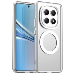 Husa pentru Xiaomi Redmi Note 15 5G, MagSafe, Antisoc, set cu sticker, CandyCase, Alb
