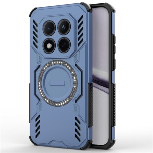 Husa pentru Xiaomi Redmi Note 15 Pro 4G, SKYDDAR INOVATION, ArmorMag, Magsafe, set cu sticker, Albastru
