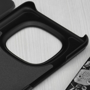 Husa pentru Xiaomi Redmi Note 15 Pro 4G, tip carte, set cu sticker, eFold, Negru - Img 6