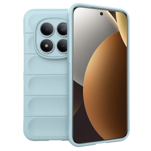 Husa pentru Xiaomi Redmi Note 15 Pro+ 5G / Poco M8 Pro 5G, SKYDDAR INNOVATION, Magic Shield, din Silicon Mat, set cu sticker, Bleu