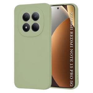 Husa pentru Xiaomi Redmi Note 15 Pro 5G, SKYDDAR INNOVATION, din Silicon Catifelat, SoftElegance, set cu sticker, Verde