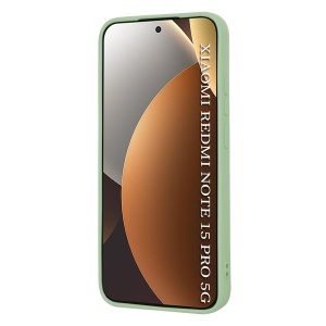 Husa pentru Xiaomi Redmi Note 15 Pro 5G, SKYDDAR INNOVATION, din Silicon Catifelat, SoftElegance, set cu sticker, Verde deschis - Img 2