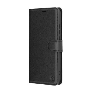 Husa pentru Xiaomi Redmi Note 15 Pro 5G, SKYDDAR INNOVATION, Leather Folio tip Carte, cu Portofel Interior, Finisaje Premium, set cu sticker, Negru - Img 4