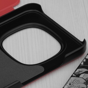 Husa pentru Xiaomi Redmi Note 15 Pro 5G, tip carte, set cu sticker, eFold, Rosu - Img 6