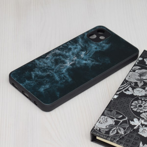 Husa Samsung Galaxy A05 cu sticla securizata, Techsuit Glaze - Blue Nebula - Img 5