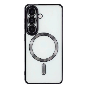 Husa Samsung Galaxy A16 5G, Antisoc, Magsafe integrat, Color Chrome, Negru - Img 2
