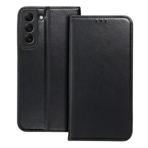 Husa Samsung Galaxy A17 tip carte cu Portofel Interior, Protectie la socuri, smart magneto, set cu sticker, Negru