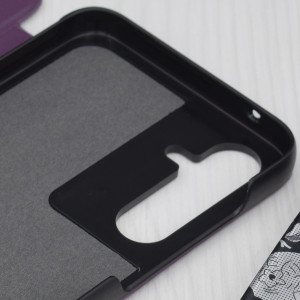 Husa Samsung Galaxy A35 5G tip carte, Skyddar Eco View Leather - Mov - Img 3