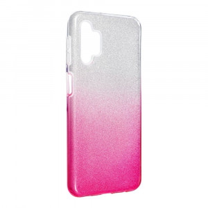 Husa Samsung Galaxy A53 5G din silicon lucios, Skyddar Shining - Transparent / Roz - Img 1