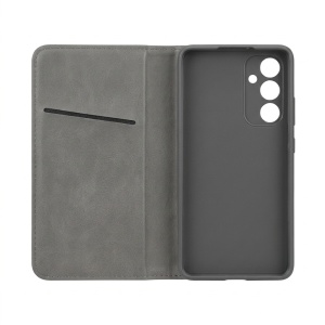 Husa Samsung Galaxy A57, Tip Carte, Slot Card, set sticker, Skyddar Smart Magnetic, Negru - Img 5