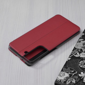 Husa Samsung Galaxy S21 Plus tip carte, Techsuit eFold - Rosu - Img 3