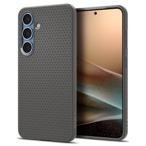 Husa Samsung Galaxy S25 Plus flexibila, Spigen Liquid Air - Cenusiu