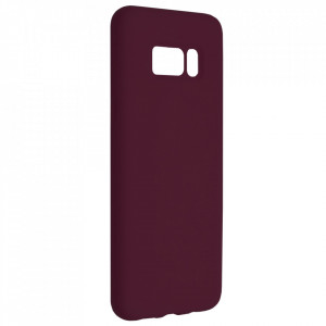 Husa Samsung Galaxy S8 Plus din silicon moale, Techsuit Soft Edge - Plum Violet - Img 2