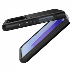 Husa Samsung Galaxy Z Flip 3 5G, Thin Fit Spigen - Negru - Img 6
