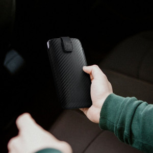 Husa Universala Carbon - Samsung A22 5G / S21 FE / A51 / A31 / M21 / A6 Plus 2018 / A7 2018 / Xiaomi Mi 11 Lite 5G / OPPO Reno 5 / Huawei Mate 20 Lite / P20 Lite - Img 4
