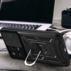 Husa Xiaomi 13 cu inel magnetic, Techsuit CamShield - Negru - Img 4