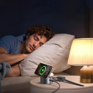 Incarcator Magnetic fara Fir 3in1, 25W, Qi2, Fast Charge,, Ugreen W712 - Gri - Img 6