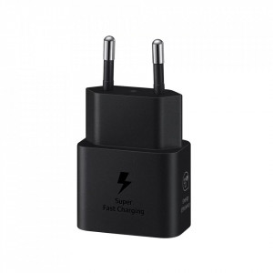 Incarcator priza fast charge 25W, Type-C, Original Samsung (EP-T2510NBEGEU) - Negru - Img 3