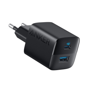 Incarcator Retea 33W Type-C + USB, Fast Charging, Power Delivery, Compact, Anker 323 A2331G11, Negru