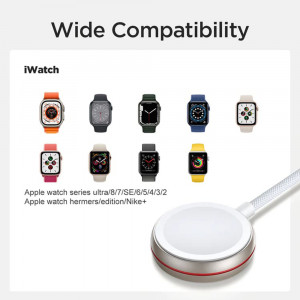 Incarcator Wireless pentru Apple Watch, 1A, 5V, 3.5W, 1.2m - JoyRoom (S-IW011) - White - Img 5