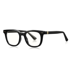 Ochelari Protectie Blue Light Unisex/Barbati, SKYDDAR INNOVATION, Rame Metalice, 2229, Design Modern, set cu sticker, Negru