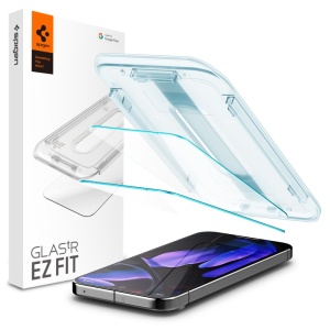 [Pachet 2x] Folie pentru Google Pixel 9 / Pixel 9 Pro;Google Pixel 10;Google Pixel 10 Pro, sticla securizata, Glas.tR EZ-FIT Pro HD Spigen, Transparent