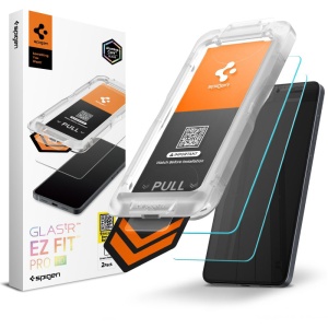 [Set 2x] Folie pentru Samsung Galaxy S26 Plus, Sticla securizata, Glas.tR EZ-FIT Pro HD Spigen, Transparenta