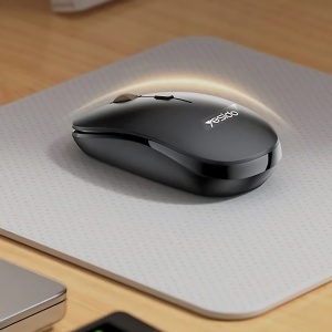 Set tastatura si mouse wireless, 2.4GHz, 104 taste, 1000 DPI, ABS, Yesido, Negru - Img 4