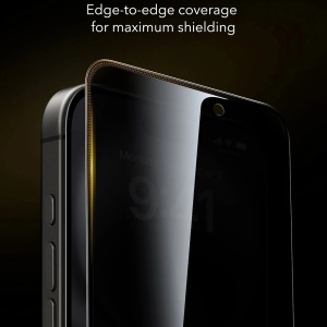 [Set x3] Folie sticla pentru iPhone 17 Pro, rezistenta la zgarieturi, Corning Gorilla Glass UltraFit Privacy, ESR – privacy - Img 6