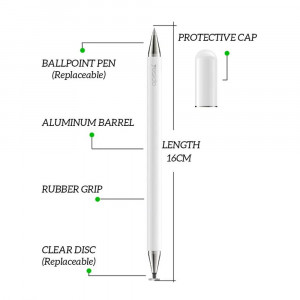 Stylus Pen Pasiv Universal - Yesido (ST04) - White - Img 5