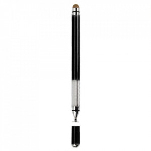 Stylus Pen Universal, IOS, Android, Techsuit JC03 - Negru - Img 2