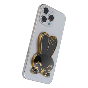 Suport Adeziv Universal Iepuras, Ideal pentru Vizionare Video, 9x6 cm, SKDR, Negru - Img 3