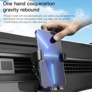 Suport Auto Grila Ventilatie - Yesido Gravity Holder - Negru - Img 7