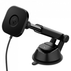 Suport Auto pentru Bord / Parbriz, Incarcare Wireless, compatibil Magsafe, Spigen (ITS35W) - Negru - Img 7