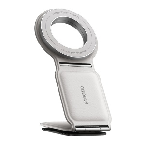 Suport Auto pentru Telefon, Magnetic, 25N, Rotire 360° - Baseus PrimeTrip Series C02 (C40169002213-00) - Moon White