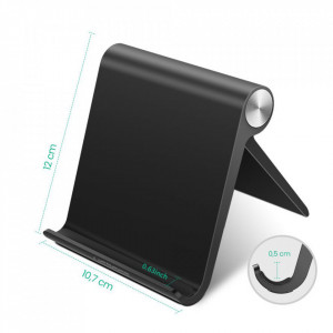 Suport de Birou pentru Telefon / Tableta, Ugreen, Negru - Img 2