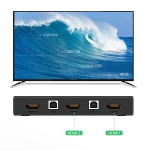 Switch 3x HDMI, 4K@30Hz, 6x USB, 480Mbps, Ugreen CM200, Negru - Img 5