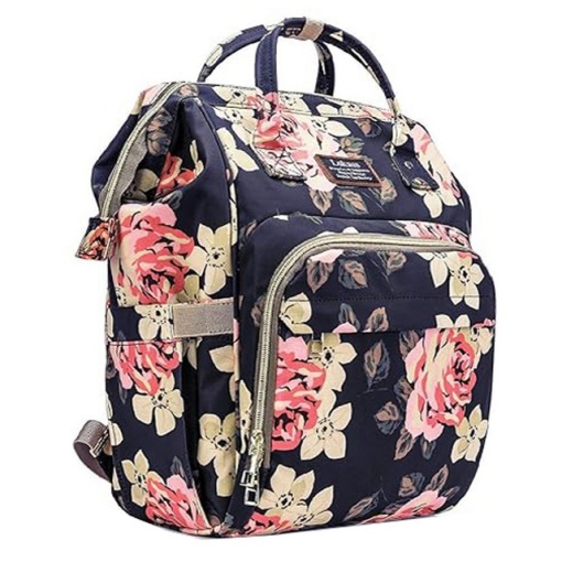 Rucsac termoizolant, pentru mamici si bebelusi, floral, Srotek