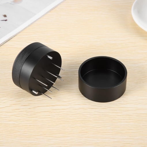 Tamper cafea Dropfree 58MM manuală, instrument de nivelare tip ac cafea pudră