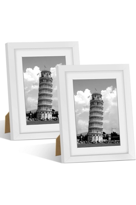 Set 4 rame poze, alb, 10x15 cm