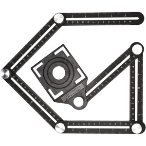 Instrument de măsurare a unghiului pe sase laturi, pozitionare a plăcilor, din aliaj de aluminiu - Img 1
