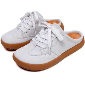Papuci femei slip-on anti-alunecare, calzi – Gri EU36