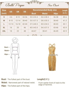 Rochie de ocazie cu paiete, fără mâneci, bodycon, neagră - Img 4