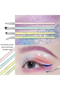 Set 4 pensule pentru machiaj, eyeliner, Beasofee - Img 8