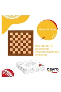 Joc 2 in 1, Sah si Dame cu 48 de piese - Img 4