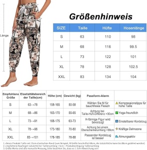 Pantaloni damă tip Harem, Lejeri, Talie Elastică cu Șnur, Buzunare, Poliester, Yoga & Casual, S - Img 3